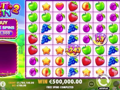 Видеослот Fruit Party 2 производителя Pragmatic Play